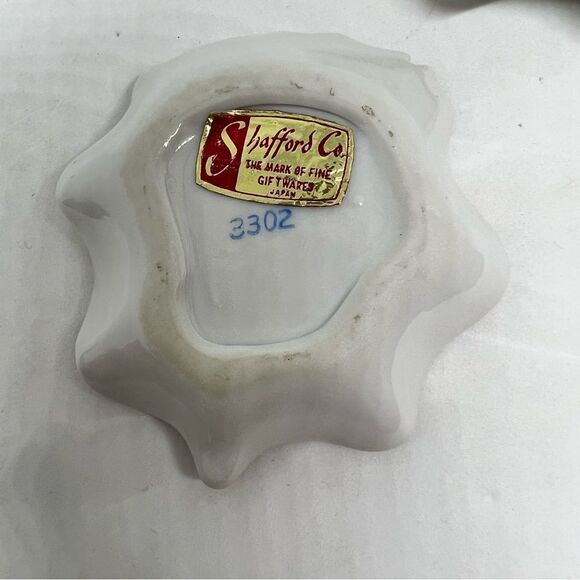 Shafford TEA BAG DISH, RING TRINKET DISH, SALT CELLAR MANY USES VINTAGE 1960’s - Picture 3 of 7